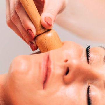 Maderoterapia facial